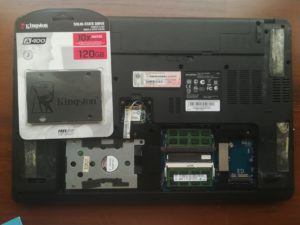 Замена неисправного жесткого диска на SSD диск